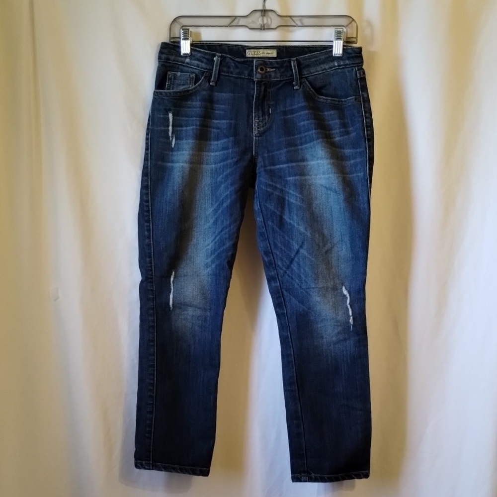 Guess Dark Blue Boyfriend Jeans